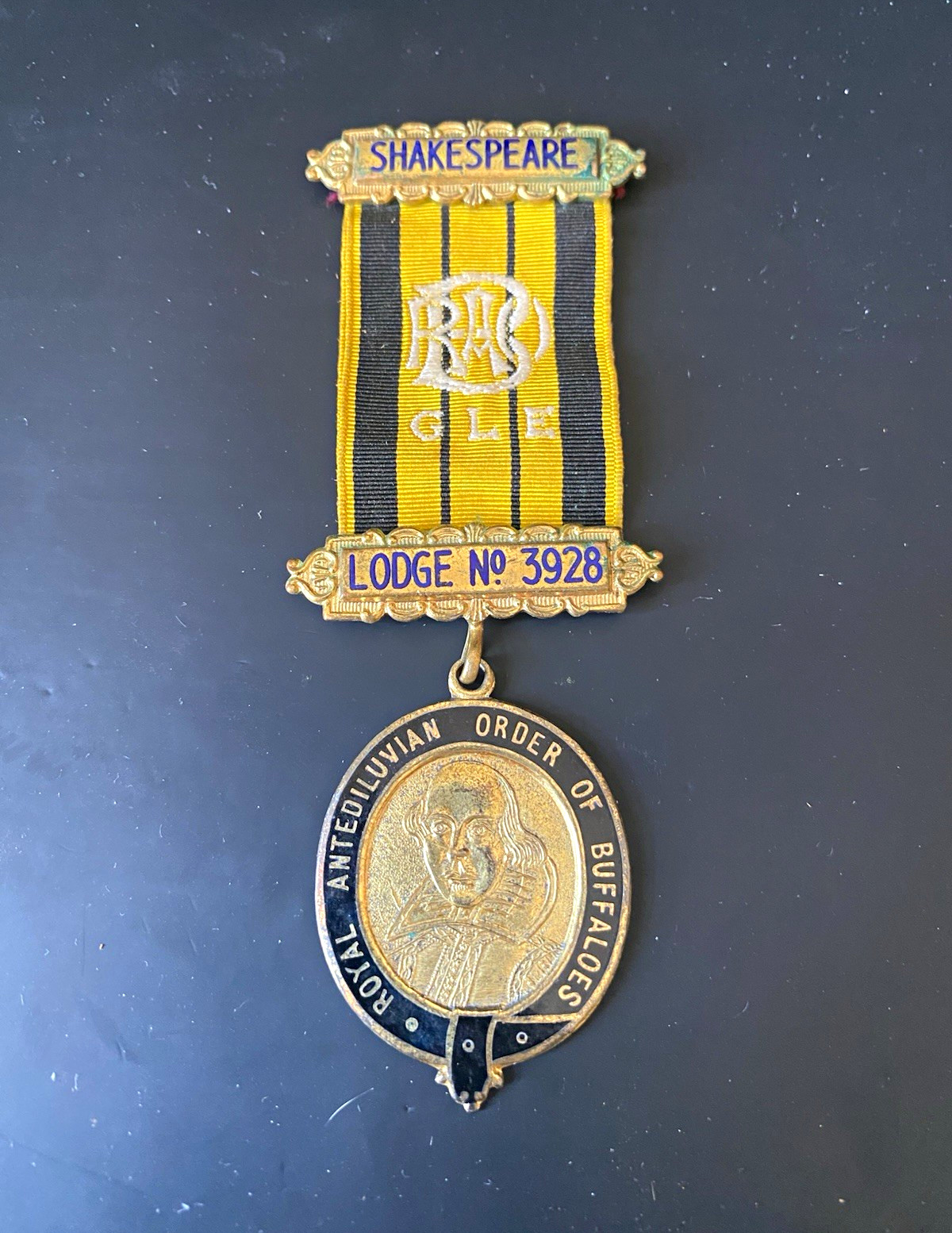 RAOB GLE Shakespeare Lodge No 3928 Silver Gilt Medal FCP